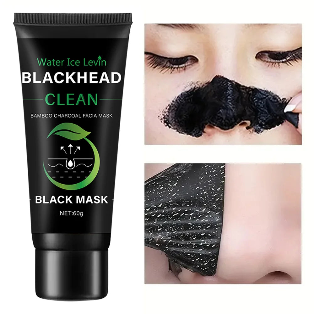 Bamboo Charcoal Fiber Mask – Deep Cleansing & Blackhead Removal Charcoal Face Mask Qme