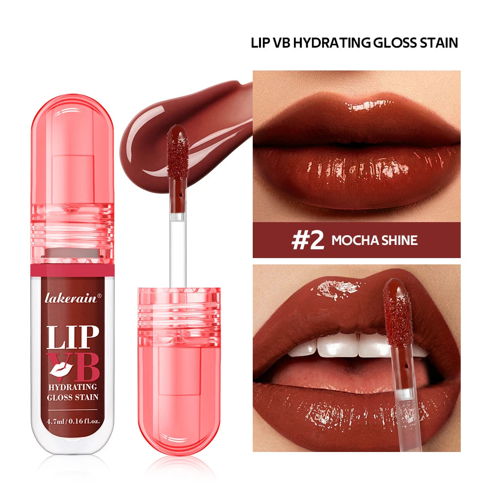 Vitamin B Moisturizing Mirror Lip Gloss – Hydrating & Long-Lasting Lip Gloss Qst 02