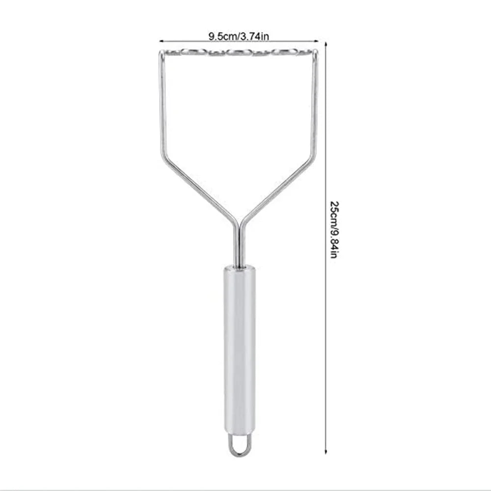 Stainless Steel Wave Potato Masher | Kitchen Tool Potato Masher Qme