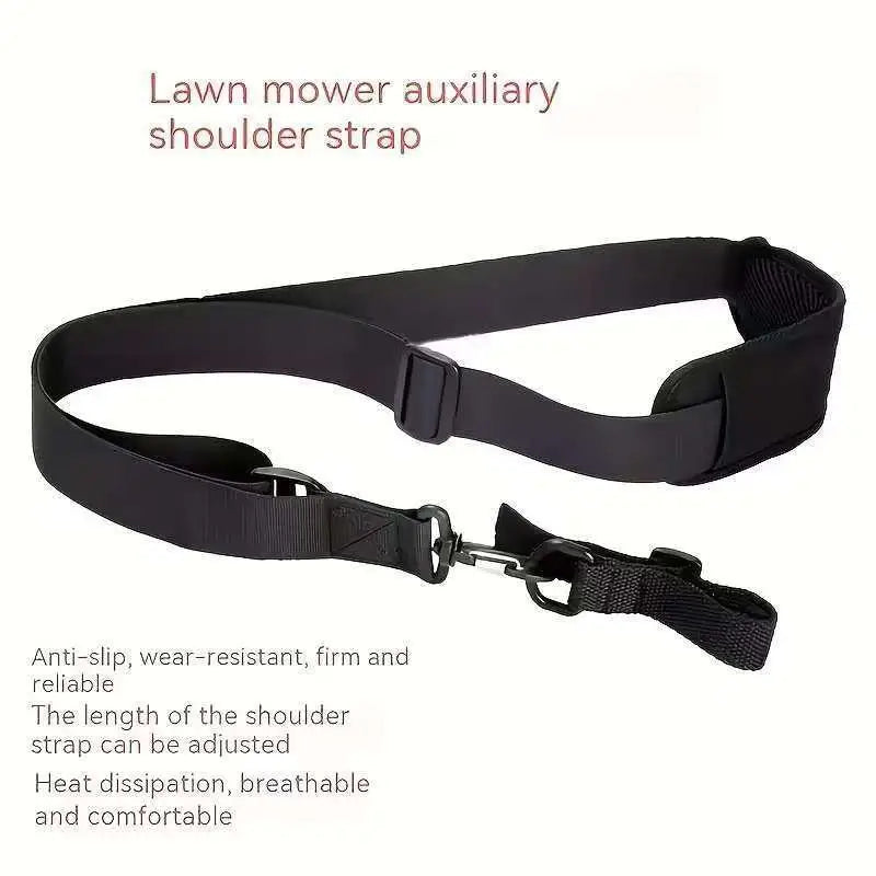 Ergonomic Padded Backpack Straps for Brush Cutter | Adjustable Brush Cutter Harness Qme A2