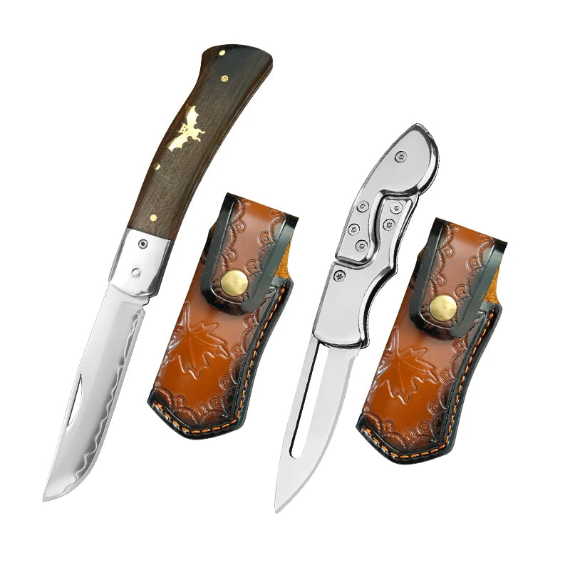 VG10 Damascus Steel Mini Folding Pocket Knife – EDC Fruit Knife Folding Pocket Knife Qst Folding Knife ACT