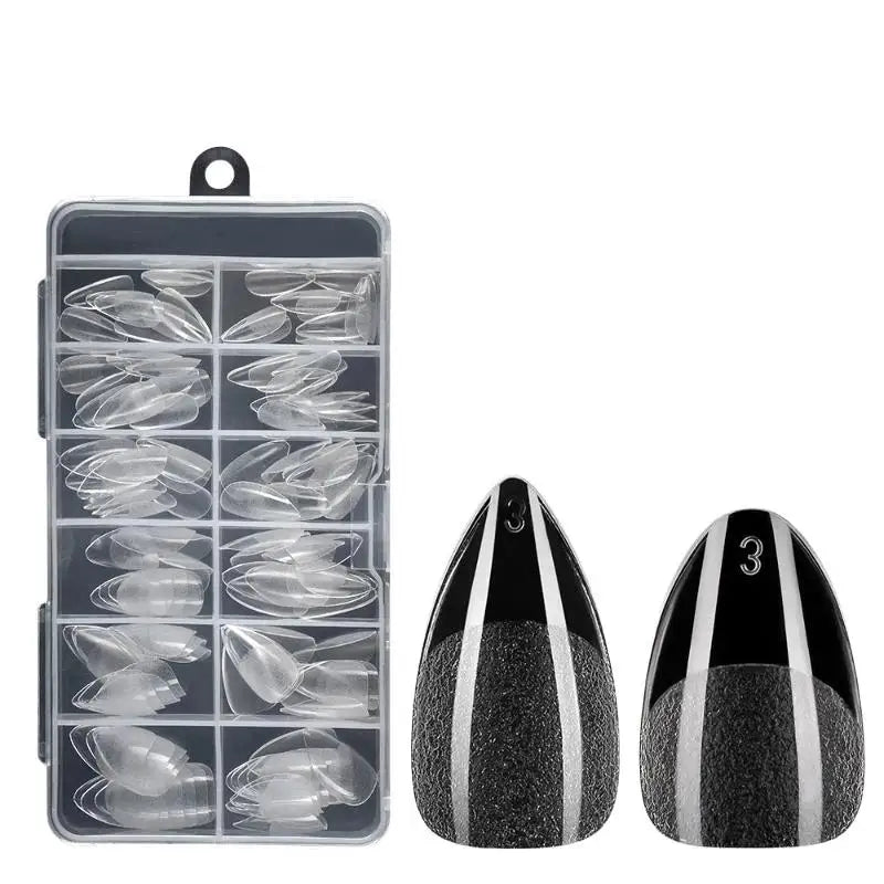 Soft Gel Nail Tips 120 Pcs – Short Acrylic Press-On Nails Press-On Nail Tips Qme