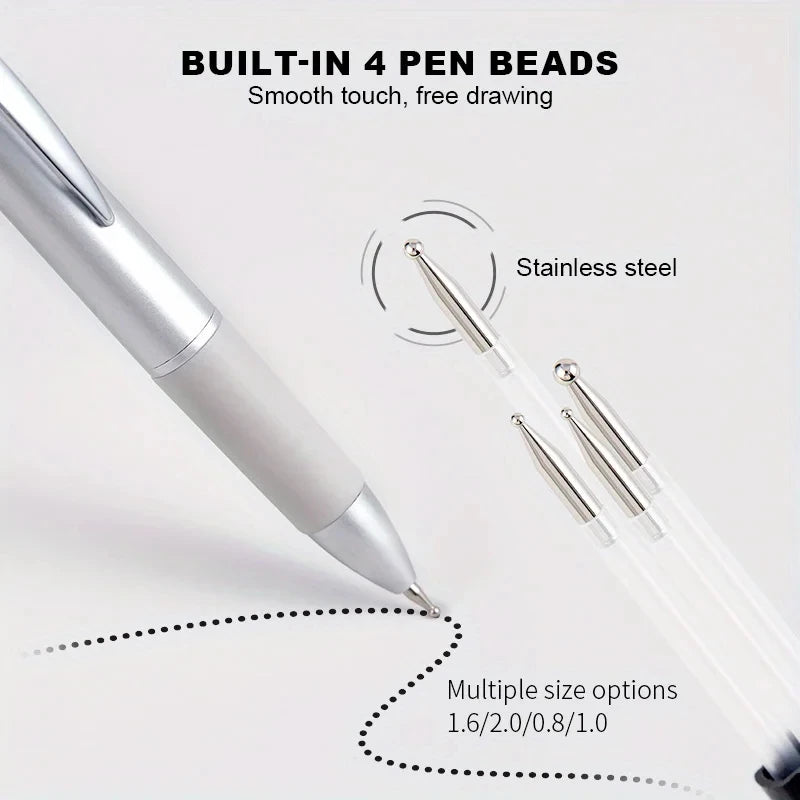 5-in-1 Nail Dotting Pen – Nail Art Manicure Kit Home & Salon Nail Art Dotting Tool Qst
