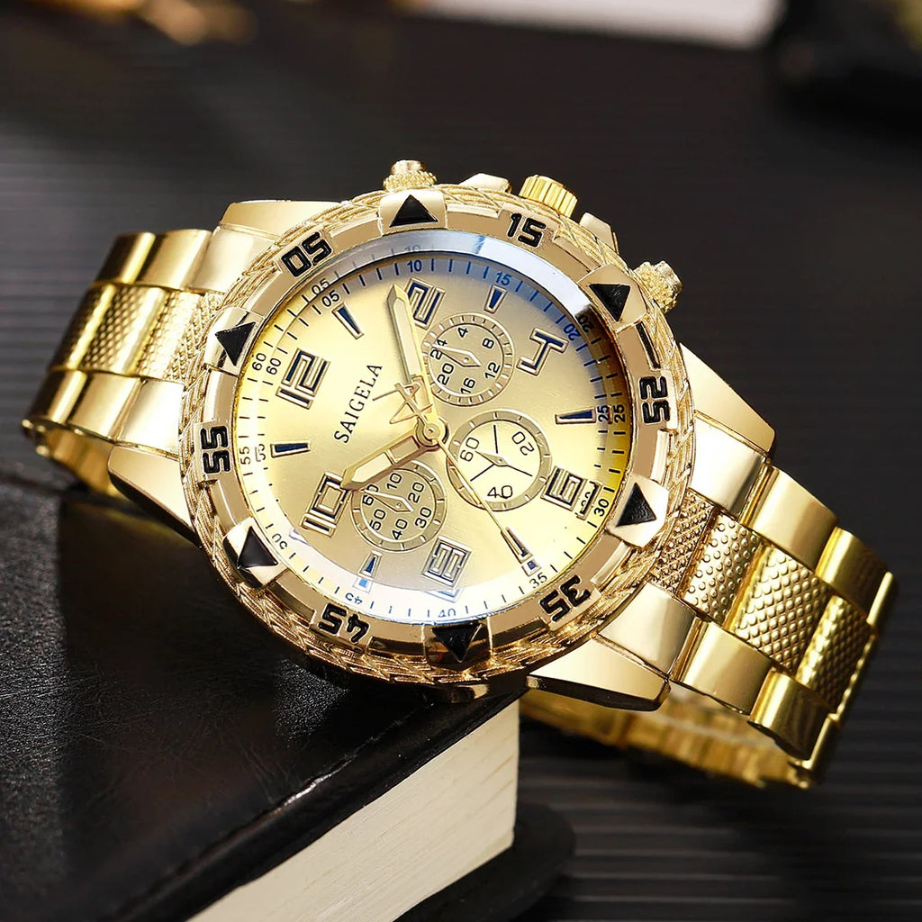 Luxury Couple Quartz Watches – Matching Men's & Women's Set Couple Watch Set Qme