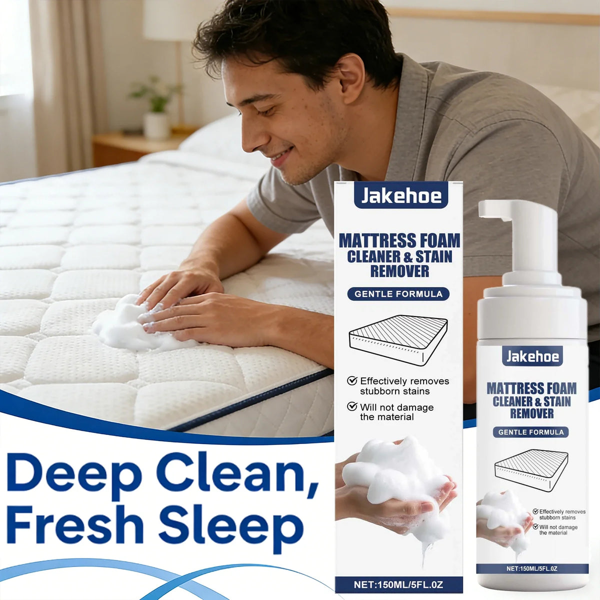 Fabric & Carpet Cleaner Foam – Stain Remover & Anti-Yellowing Fabric Carpet Cleaner Qme