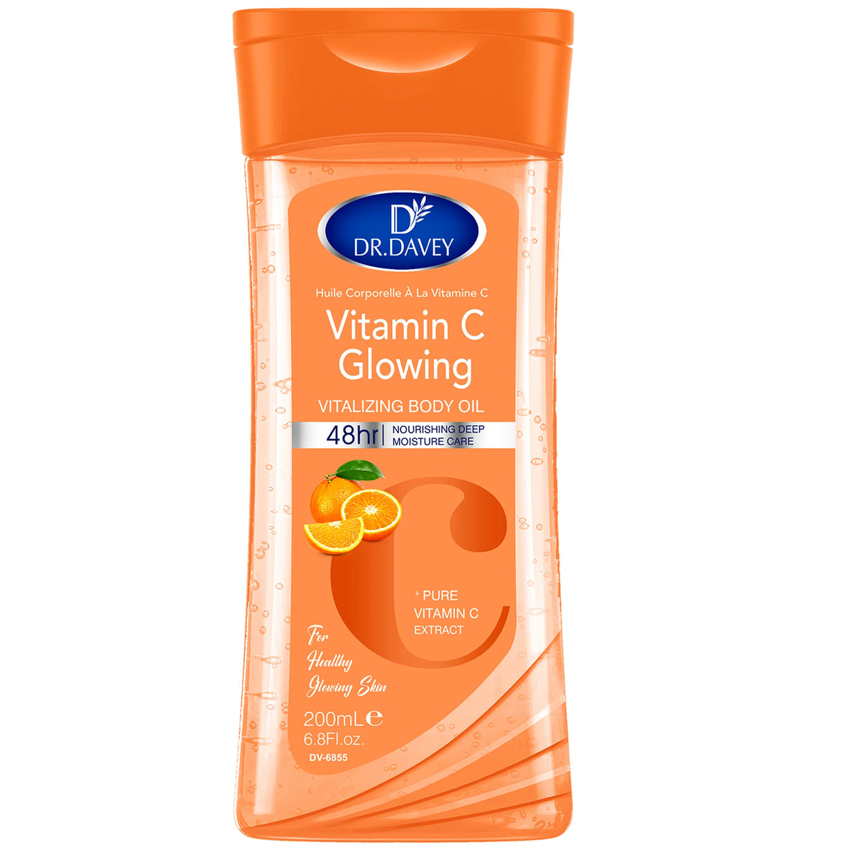 DR.DAVEY Vitamin C Body Treatment & Massage Oil 200ml Body Treatment Oil Qst