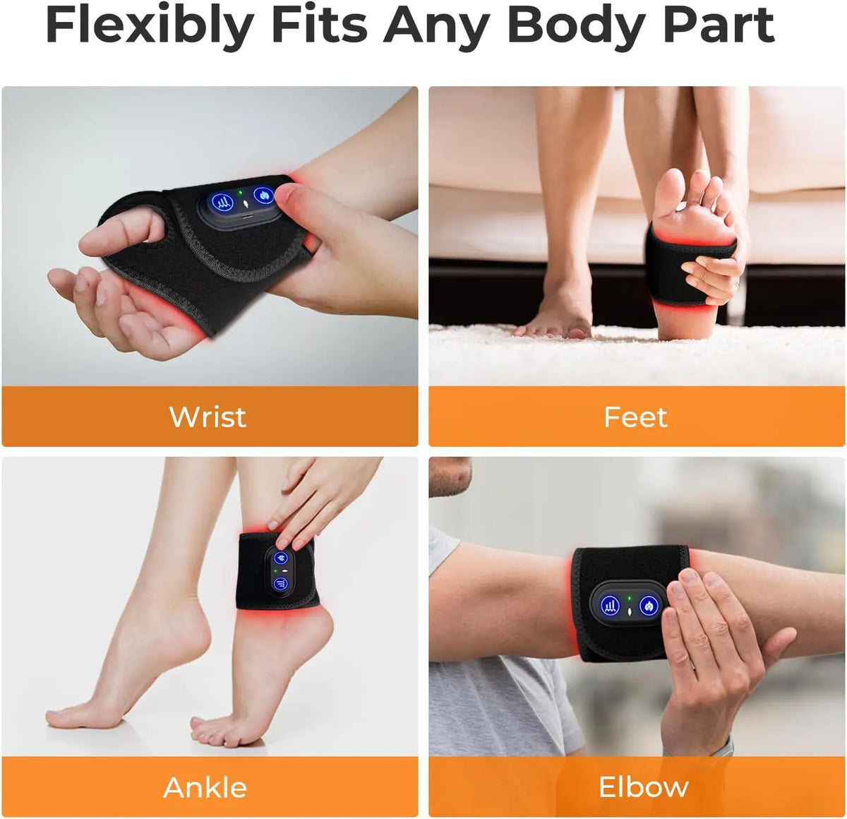 ZONGKUNG Wireless Red Light Therapy Wrap 660nm 850nm 48 Beads Red Light Therapy Wrap Qst