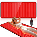1410 LED Red Light Therapy Blanket 660nm 850nm Full Body Infrared Mat Red Light Therapy Mat Qst US Plug