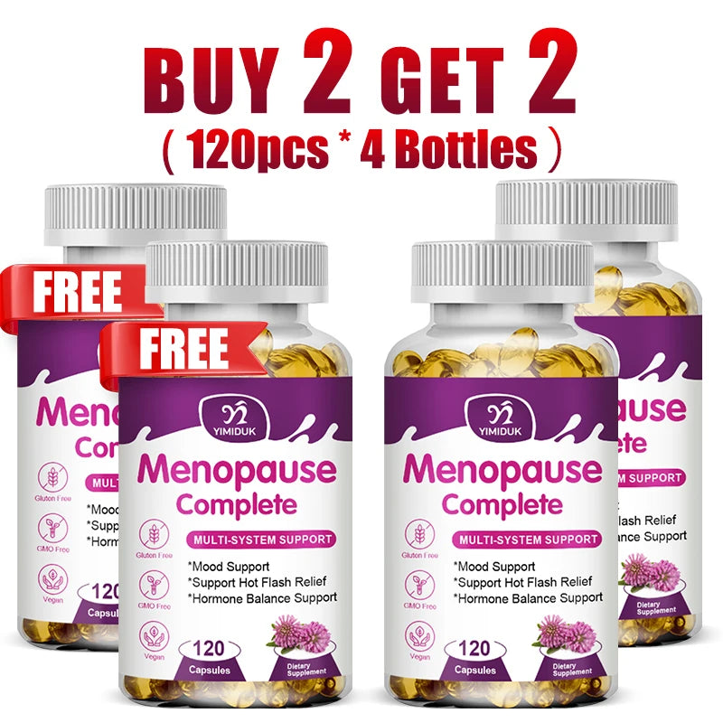 Vegan Hormone Balance Supplement – Mood & Joint Comfort Vegan Supplement Qst 120pcs-4 Bottles