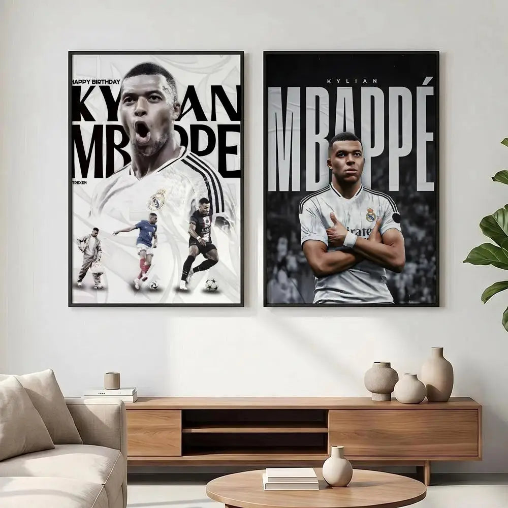 HD Football Canvas Poster – Waterproof Wall Art for Home Decor Canvas Wall Poster Qst