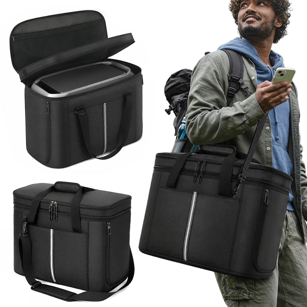 EcoFlow Delta 3 Max Power Station Storage Carry Bag Power Station Carry Bag Qme