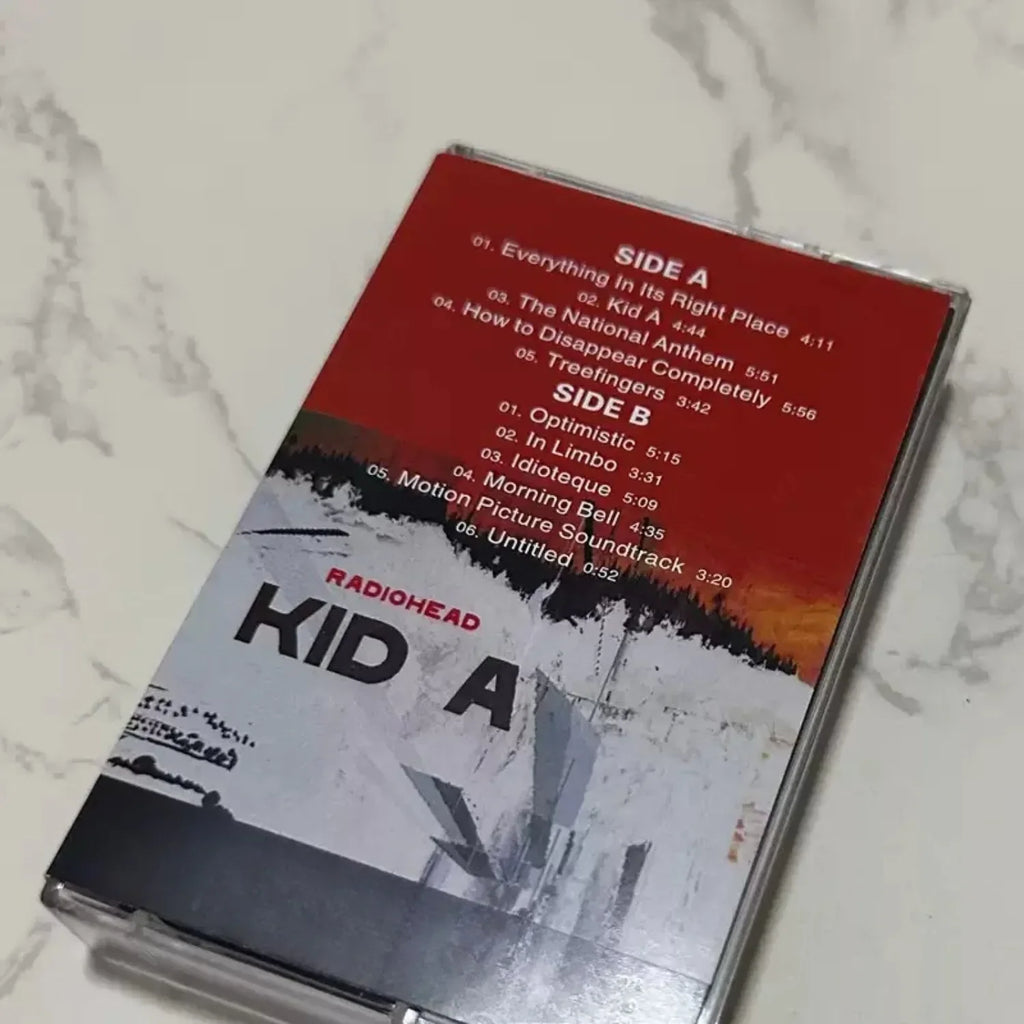 Experimental Rock Cassette Tape – Abstract Glacial Mountain Art Music Cassette Tape Qme