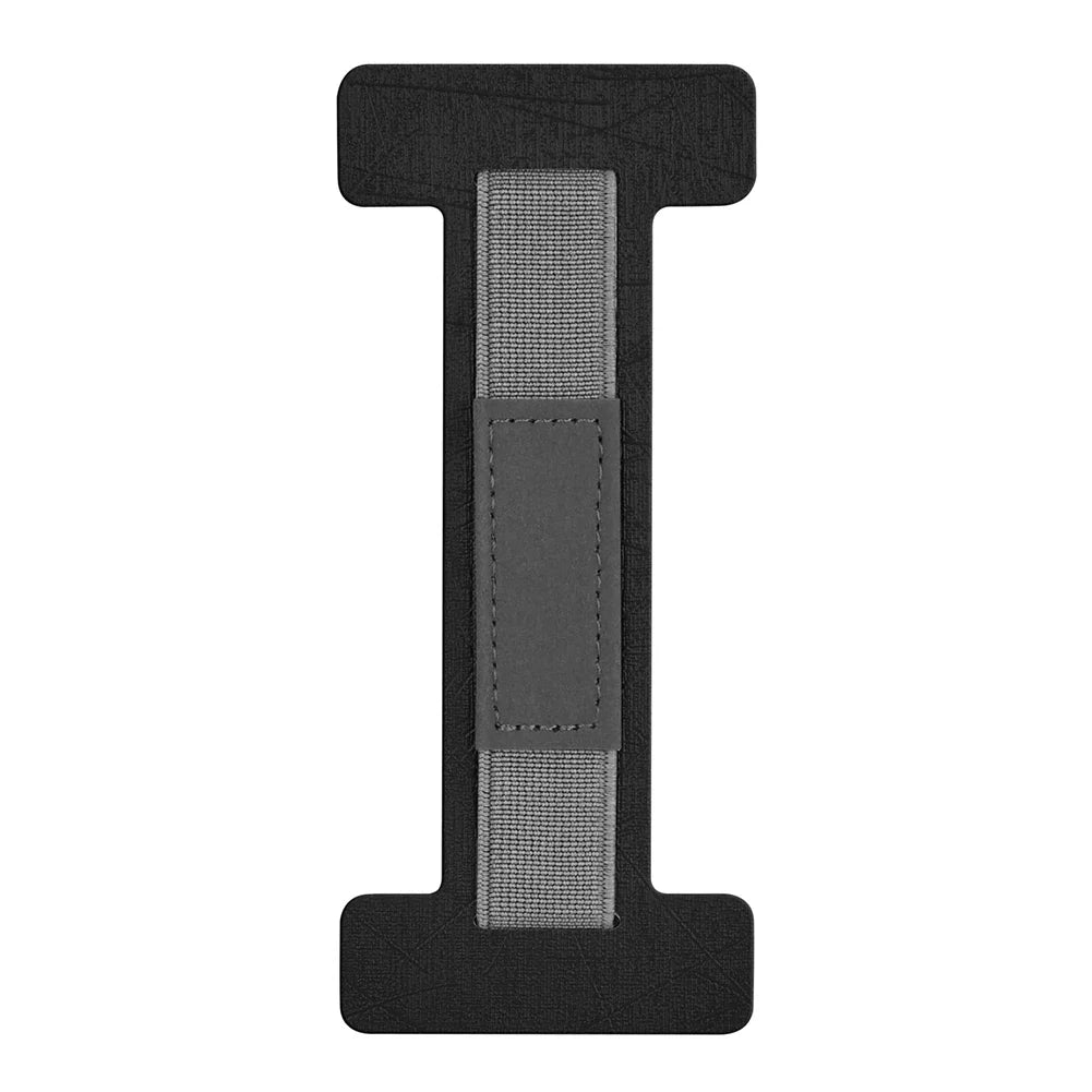 Universal Anti-Slip Finger Sling Tablet Grip Strap | 6–8 Inch Tablet Grip Strap Qme Black