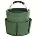 17L Foldable Storage Bucket 600D Oxford Cloth Tool Organizer Foldable Storage Organizer Qme Green