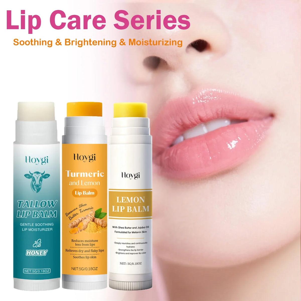Lemon Turmeric Lip Balm – Lasting Moisture & Nourishment Lip Balm Qme