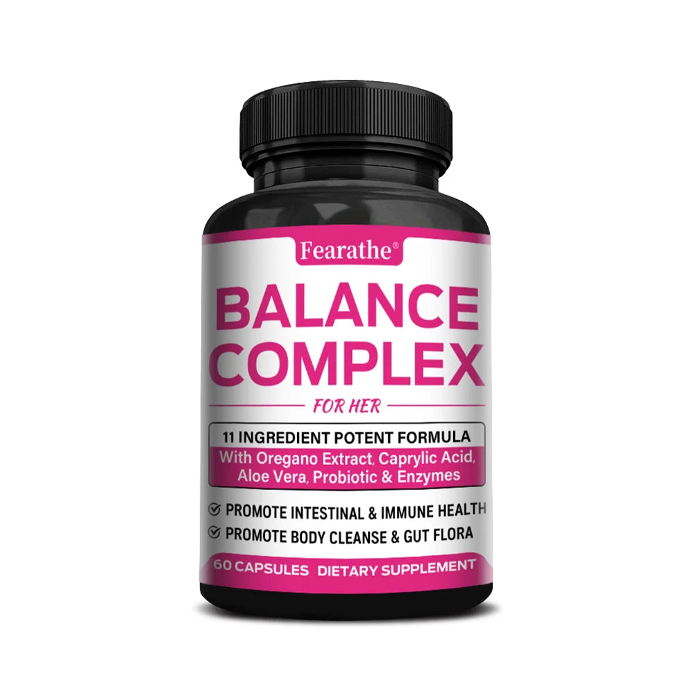 Women's Probiotic & Herbal Balance Complex Capsules Probiotic Supplement Qst 60 count 5 bottle