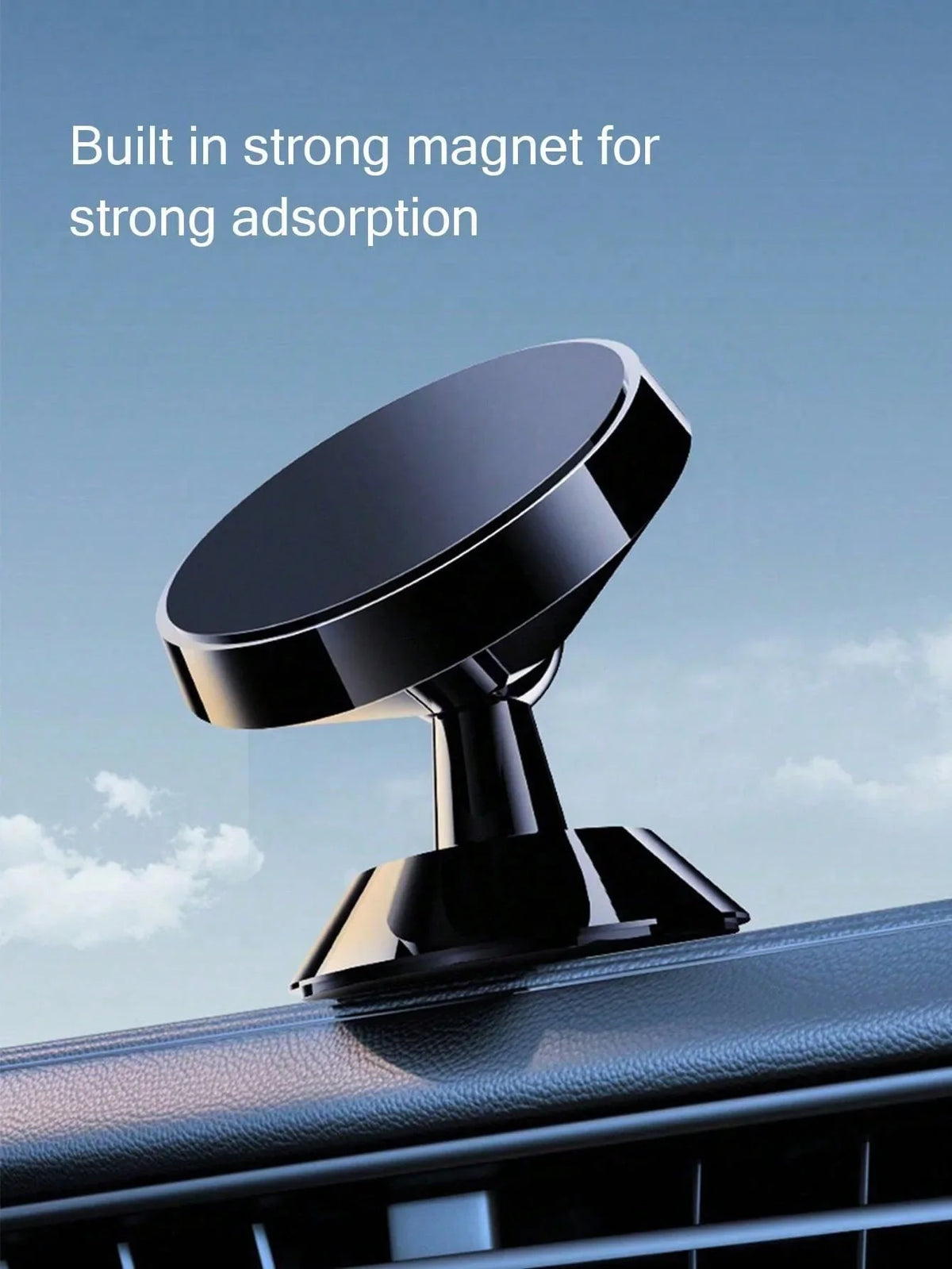 360° Magnetic Car Phone Holder Dashboard Mount | Universal Car Phone Mount Qme