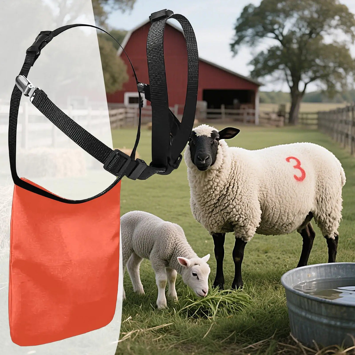 Goat Anti-Mating Apron | Livestock Breeding Control Tool Livestock Breeding Apron Qme