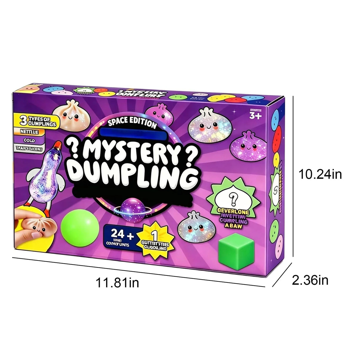 2026 Mystery Dumpling Advent Calendar – 24 Squishy Fidget Toys Squishy Advent Calendar Qme
