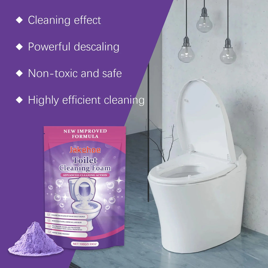 Toilet Cleaning Powder – Descaler & Odor Eliminator | Qme Toilet Cleaning Powder Qme