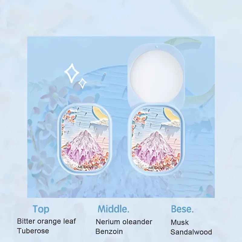 Solid Floral Fragrance Cream – Portable & Long-Lasting Solid Fragrance Cream Qme