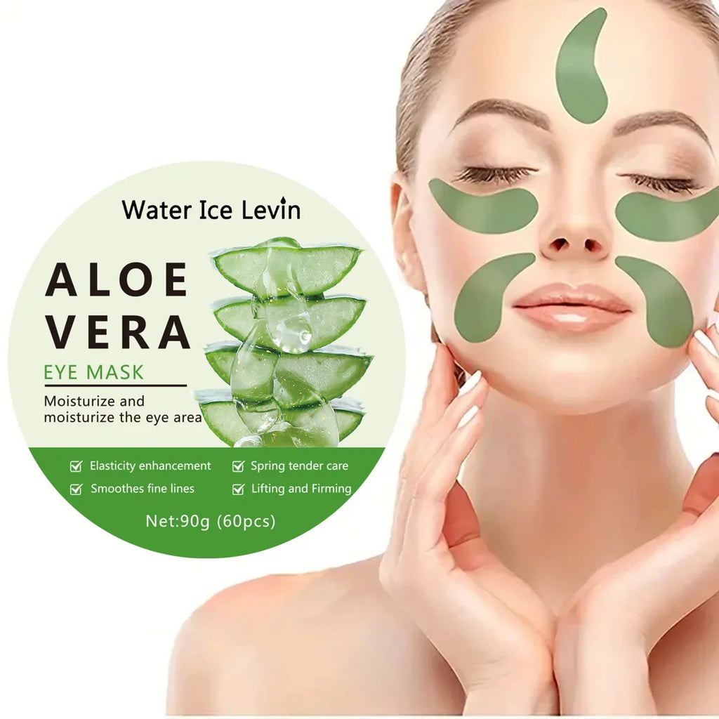 Aloe Vera Collagen Eye Mask – Brightening Moisturizing Patches Collagen Eye Mask Qme