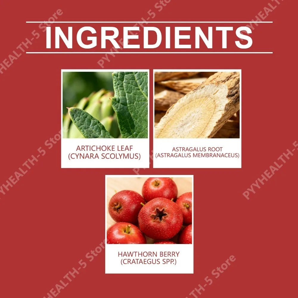 Docteat Cholesterol Support Drops – Artichoke, Hawthorn & Astragalus Herbal Supplement Drops Qst