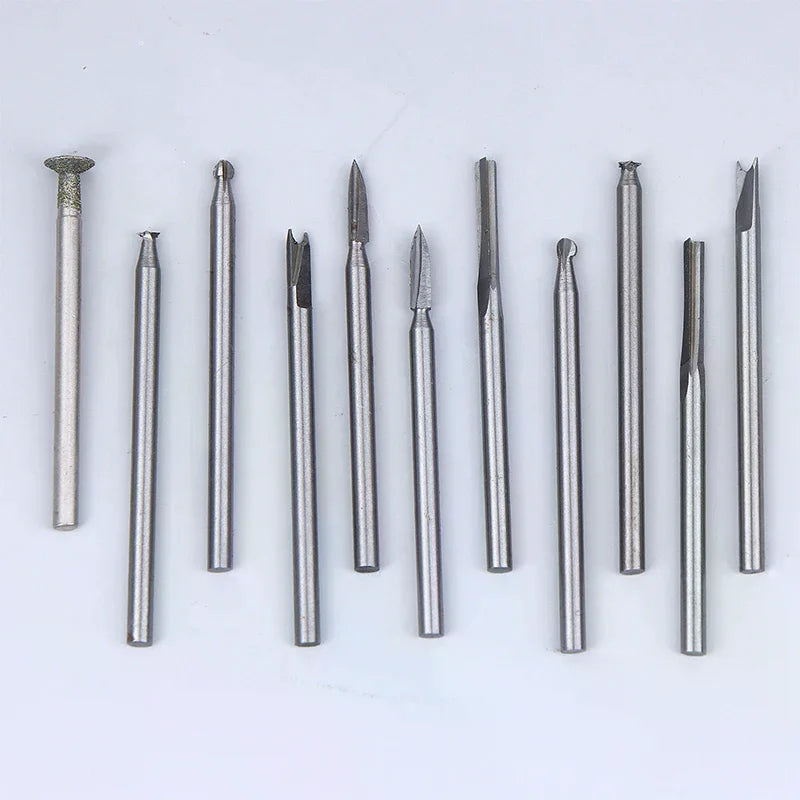 5-Piece Wood Carving Drill Bits Set – Rotary Tool Compatible Wood Carving Bits Qme