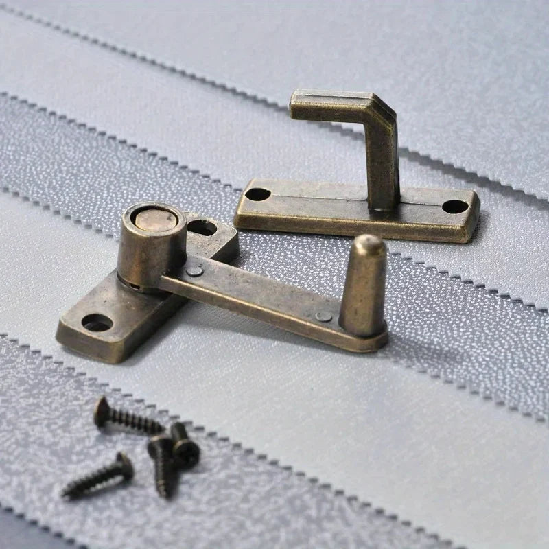 Antique Bronze Sliding Bolt Lock | Retro Vintage Door Latch Sliding Bolt Lock Qme