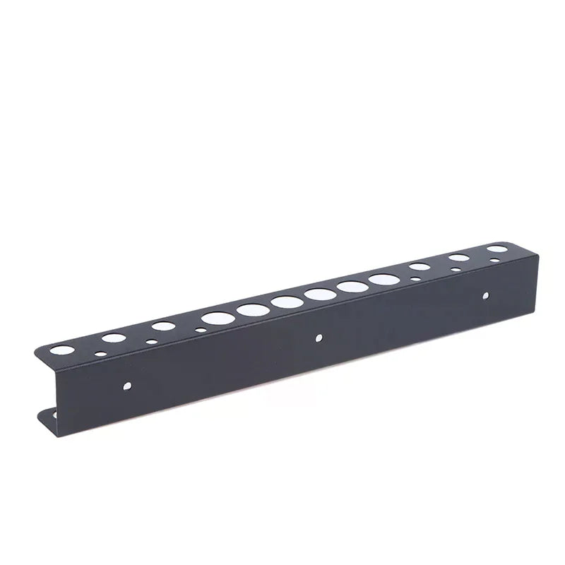 Wall-Mounted Screwdriver Organizer – Aluminum Hex & Cross Holder Tool Wall Organizer Qme