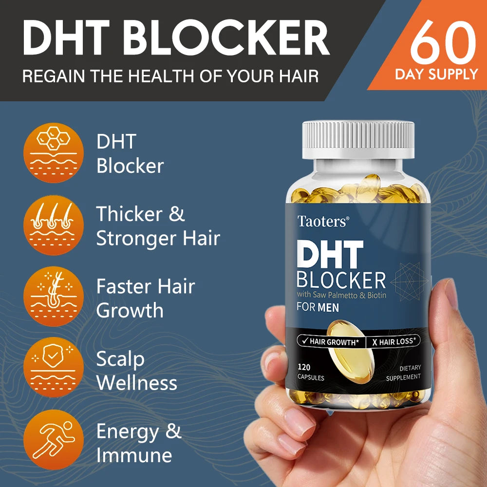 DHT Blocker Hair Growth Supplement – Saw Palmetto & Biotin Hair Growth Supplement Qst