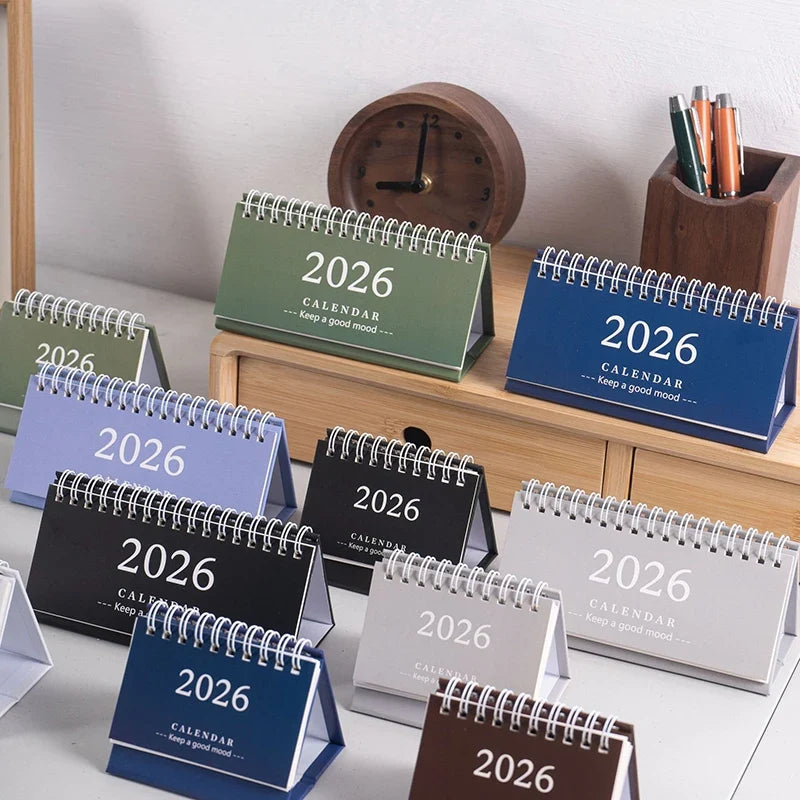 2026 Mini Desk Calendar Notepad Ornament – 14 Colors | Qme Mini Desk Calendar Qme