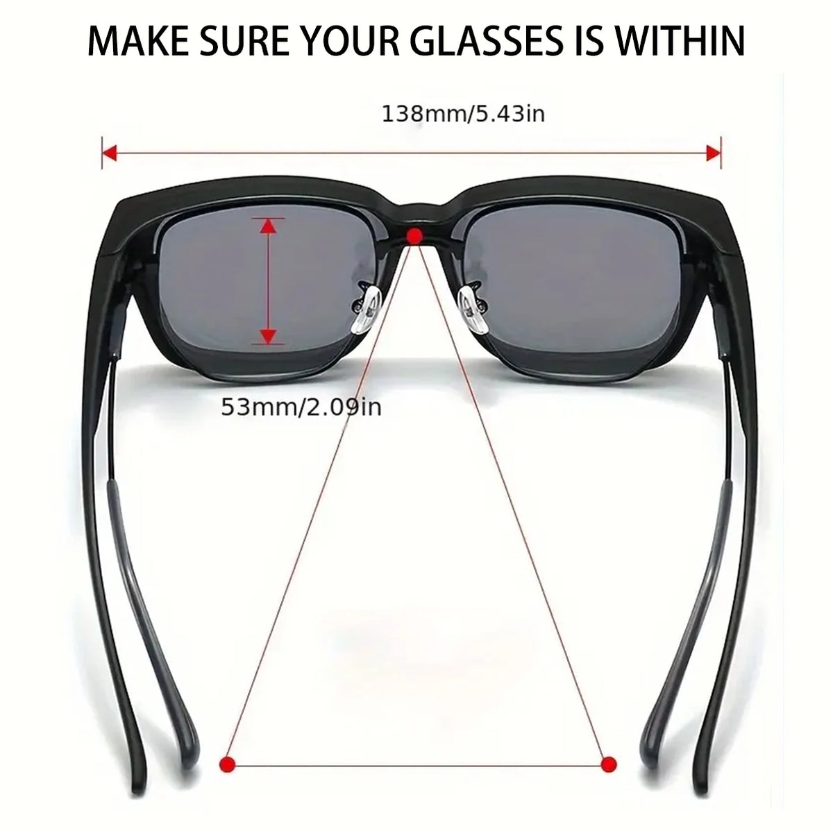 VOPHA Polarized Cover-Over Sunglasses for Prescription Glasses Polarized Sunglasses Qst
