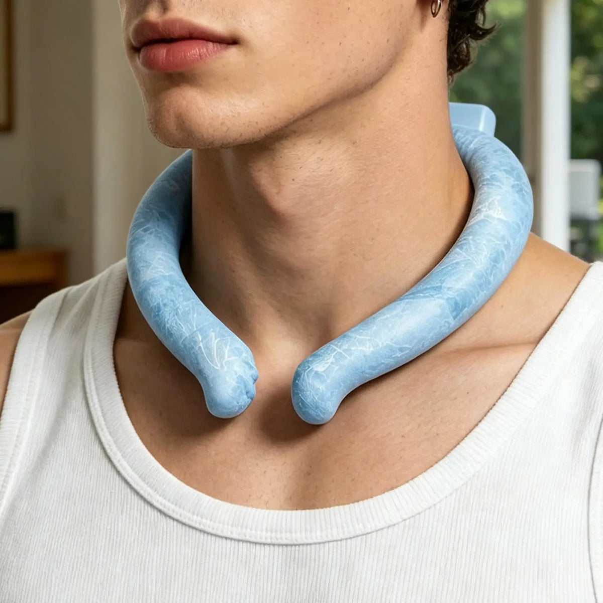 Wearable Neck Cooler – Reusable Freeze-Activated Cooling Tube Neck Cooling Tube Qme
