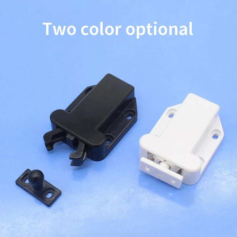 Push-to-Open Cabinet Touch Latch – Door & Drawer Catch 4–6 Pack Cabinet Touch Latch Qme
