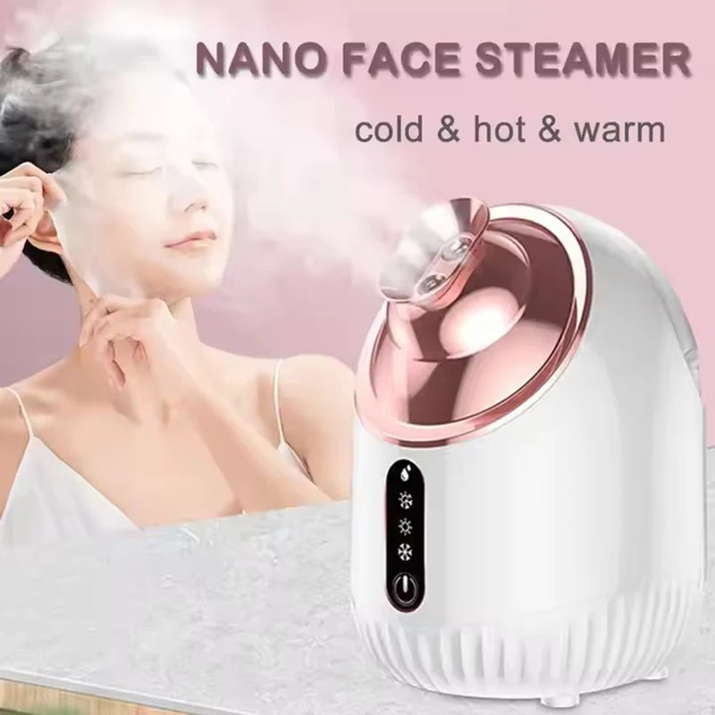 Vilnason Nano Mist Face Steamer – Cold Hot Facial Sauna Facial Steamer Qst