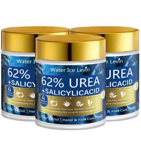 Urea & Salicylic Acid Hand & Foot Cream – Natural Moisturizer Hand & Foot Cream Qme YELLOW 100g