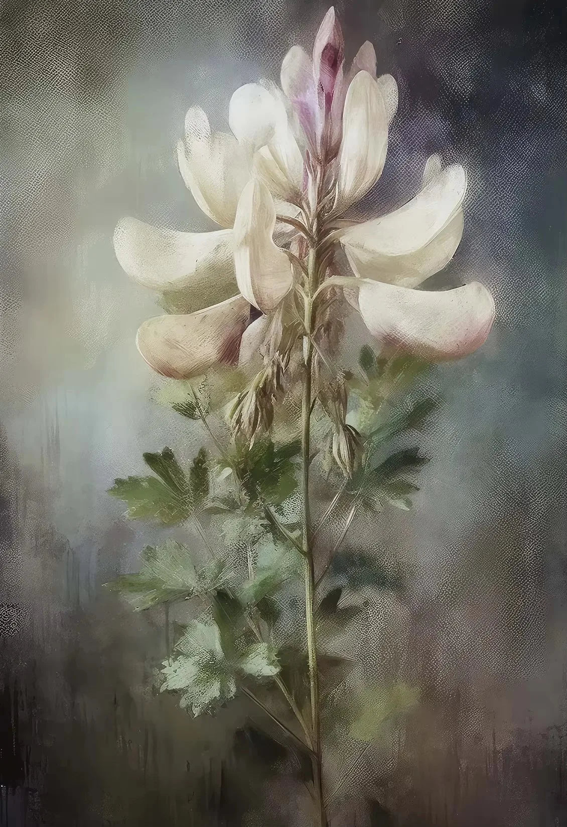 Floral Canvas Art Print – Lily & Clove Bouquet Wall Decor Canvas Art Print Qst SKU-09 50x70cm Unframed
