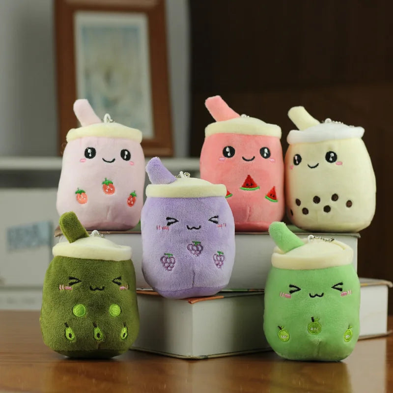Boba Milk Tea Cup Plush Pillow Stuffed Toy – 5 Colors Plush Stuffed Toy Qme
