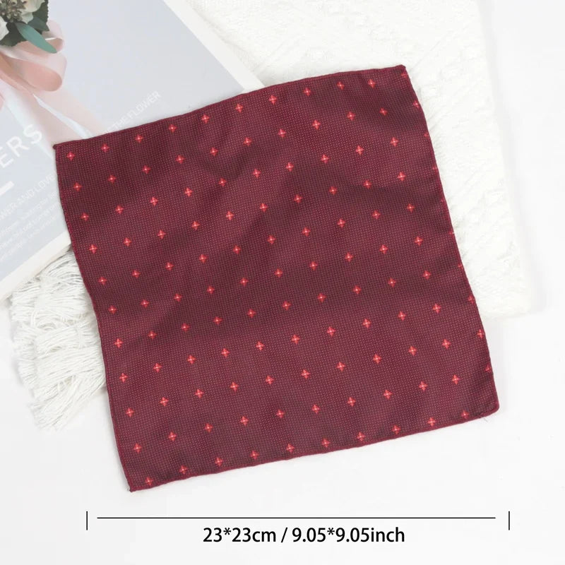 Men's Burgundy Flower Bow Tie | Formal Polyester Bowtie Flower Bow Tie Qme