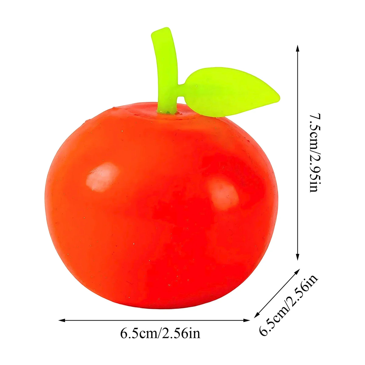 Fake Red Apple Fidget Toy – Fun Novelty Gift & Desk Decor Novelty Fidget Toy Qme