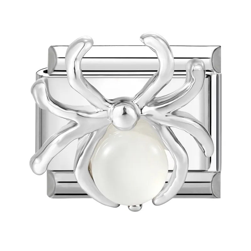 Zircon Italian Charm Links – Heart Bow Butterfly Star 9mm Italian Charm Links Qme S 15