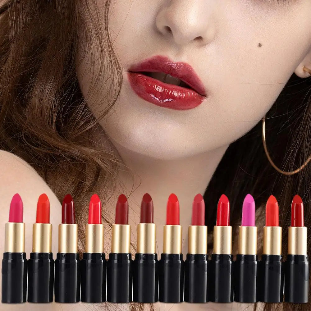 Mini Velvet Matte Lipstick – Smooth Long-Lasting Lip Color Matte Tube Lipstick Qme