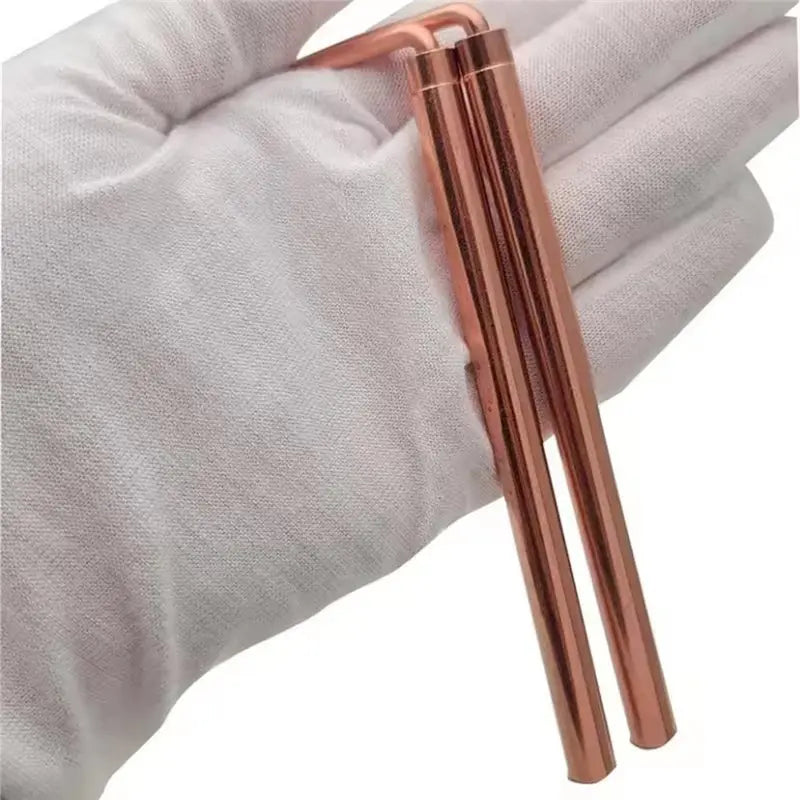 Copper Dowsing Rod Set – Water & Mineral Locating Tool Dowsing Rod Set Qme