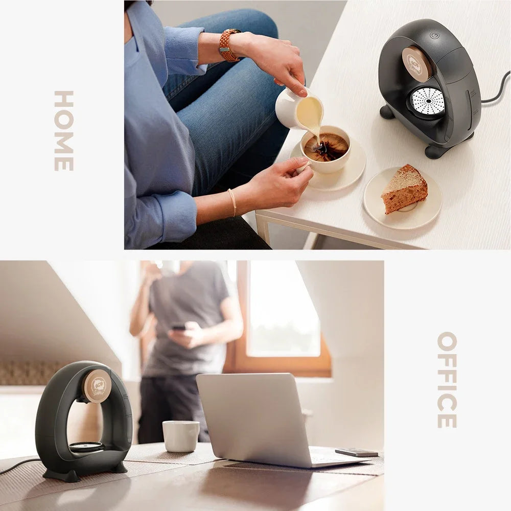 RECAFIMIL Portable 2-in-1 Coffee Maker – K-Cup & Ground Portable Coffee Maker Qst