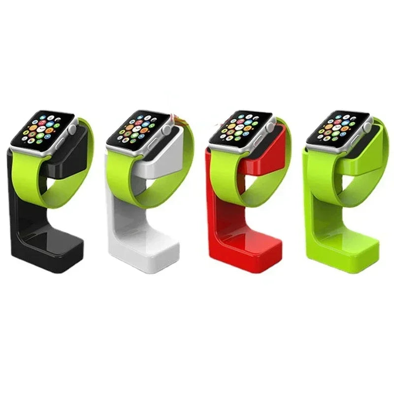 Smart Watch Charging Base & Phone Holder Stand – 2 Colors Watch Charging Stand Qme