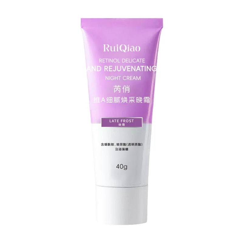 Retinol Vitamin E Night Cream – Smooth Fine Lines & Wrinkles Anti-Aging Night Cream Qme Radiance 40g