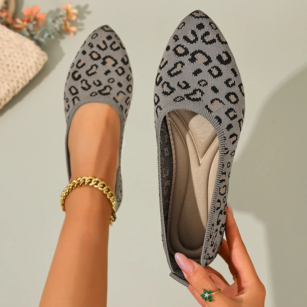 Women's Mesh Slip-On Loafers – Pointed Toe Breathable Flats Women's Slip-On Loafers Qst
