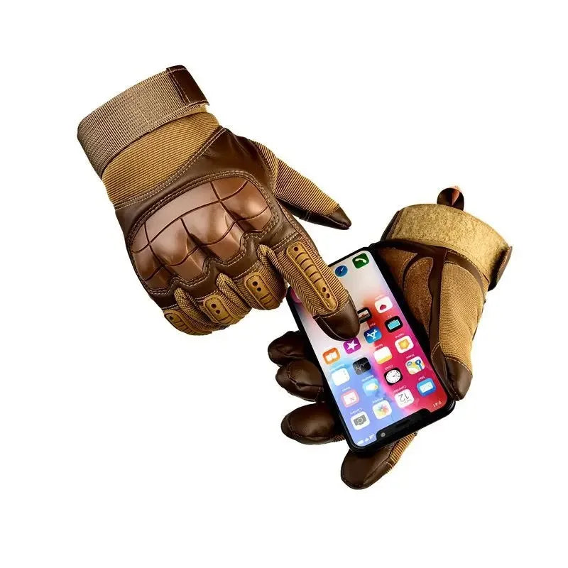 Tactical Full Finger Military Gloves – Anti-Slip Touchscreen Tactical Gloves Qme
