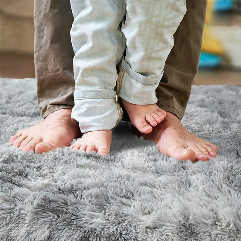 Large Fluffy Area Rug – Plush Soft Carpet for Any Room Plush Area Rug Qme